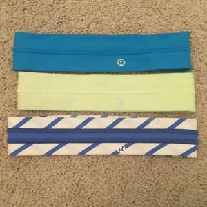 3 Lululemon headbands